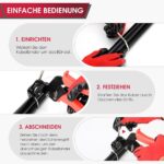 Kabelbinder-Werkzeugset – Bedienung in drei Schritten