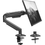 Monitorarm mit Gasfeder in der Ausfuehrung fuer 24 bis 38 Zoll und 12 kg Tragkraft