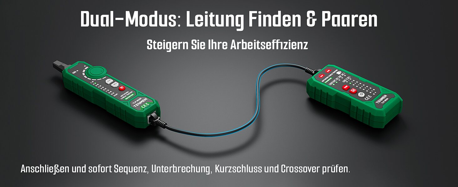 Detailabbildung 04 des Netzwerkkabeltesters TESMEN TLP-900AR