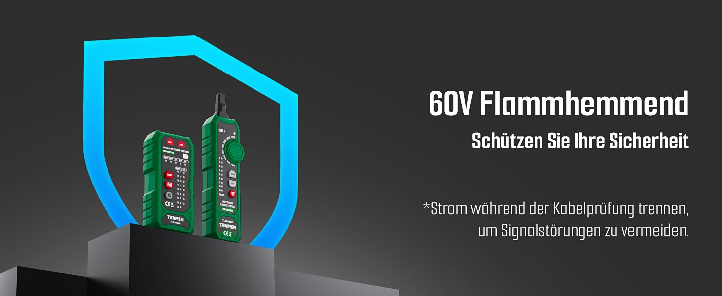 Detailabbildung 07 des Netzwerkkabeltesters TESMEN TLP-900AR