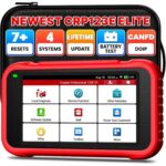 LAUNCH CRP123E V3.0 OBD2-Diagnosegerät mit 5-Zoll-Display und OBD2-Anschlusskabel.