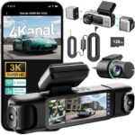 BOTSLAB 4-Kanal-Dashcam mit 560 Grad Rundumsicht