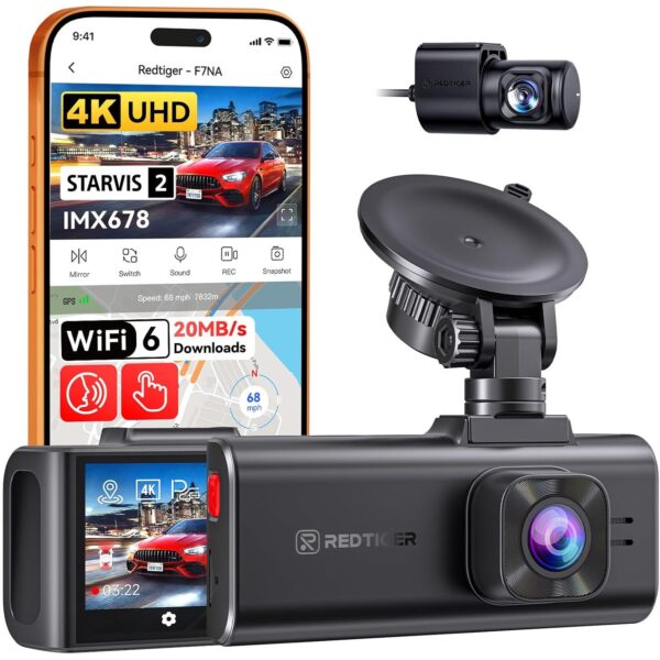 REDTIGER F7NA Dashcam 4K mit Sony STARVIS 2 IMX678