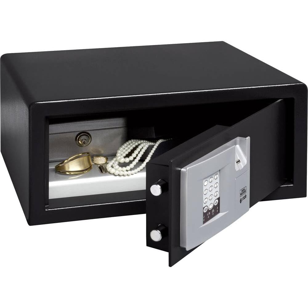 BURG-WÄCHTER PointSafe P 3 E FS LAP Laptoptresor mit Zahlencode und Fingerscan, 27,9 l – Ansicht 1 BURG-WÄCHTER PointSafe P 3 E FS LAP Laptoptresor in Schwarz mit elektronischem Zahlenschloss und Fingerscan