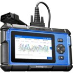 TOPDON AD600S OBD2-Diagnosegerät mit 5-Zoll-Touchscreen und OBD-Anschlusskabel