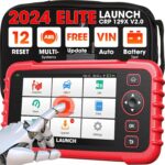 LAUNCH CRP129X V3.0 OBD2-Diagnosegerät mit 5-Zoll-Touchscreen und OBD-Anschlusskabel