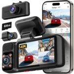 REDTIGER F17 3-Kanal-Dashcam mit Innenraumkamera