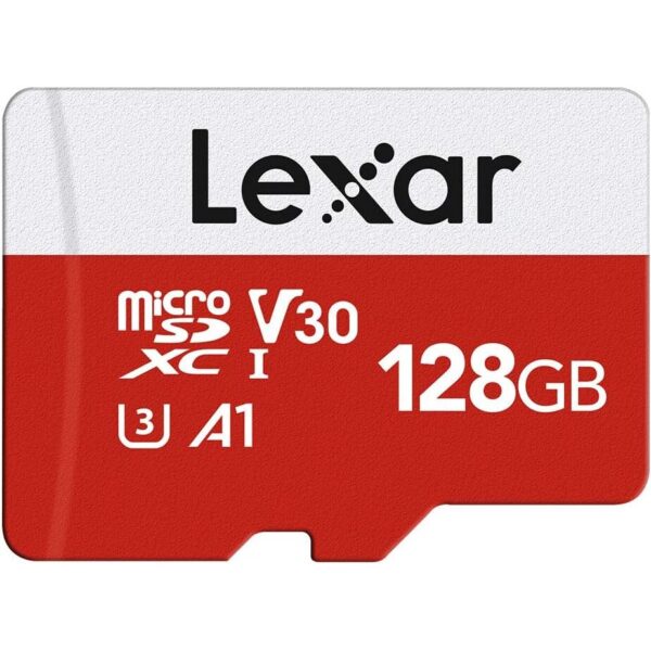Lexar microSDXC Speicherkarte 128 GB mit beiliegendem SD-Adapter