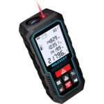 MiLESEEY D5 Laser-Entfernungsmesser in Schwarz mit beleuchtetem Display und Tastenfeld