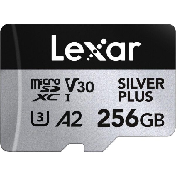 Lexar Silver Plus microSDXC Speicherkarte mit 256 GB in Silber