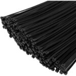 Schwarze XINGO Kabelbinder 300 x 4,8 mm aus Nylon 66 im Gebinde zu 1000 Stück