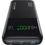 INIU BI-B64 Powerbank mit Digitalanzeige und drei Anschlüssen