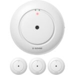 X-Sense SWS51 Wassersensoren in Weiss, drei flache Melder im Set