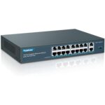 YuanLey 18-Port Gigabit-PoE-Switch mit 250 W Budget und VLAN-Trennung im Metallgehäuse