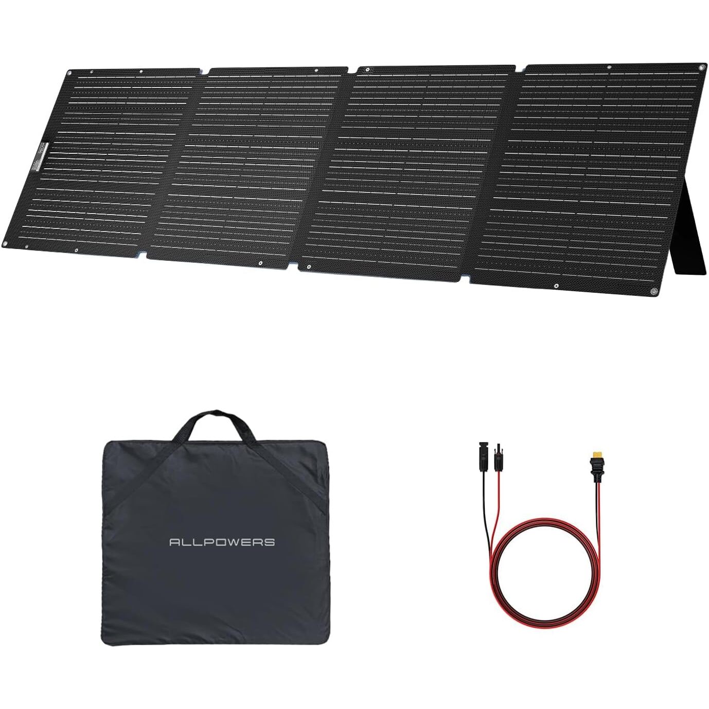 ALLPOWERS SE200 Solarpanel 200 W | ETFE-Modul, 1 cm flach, für feste Montage – Ansicht 1 ALLPOWERS SE200 flaches 200-Watt-Solarmodul mit ETFE-Oberfläche