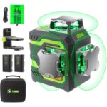 LasGoo LG-3D Linienlaser mit drei 360-Grad-Ebenen in grünem Strahl