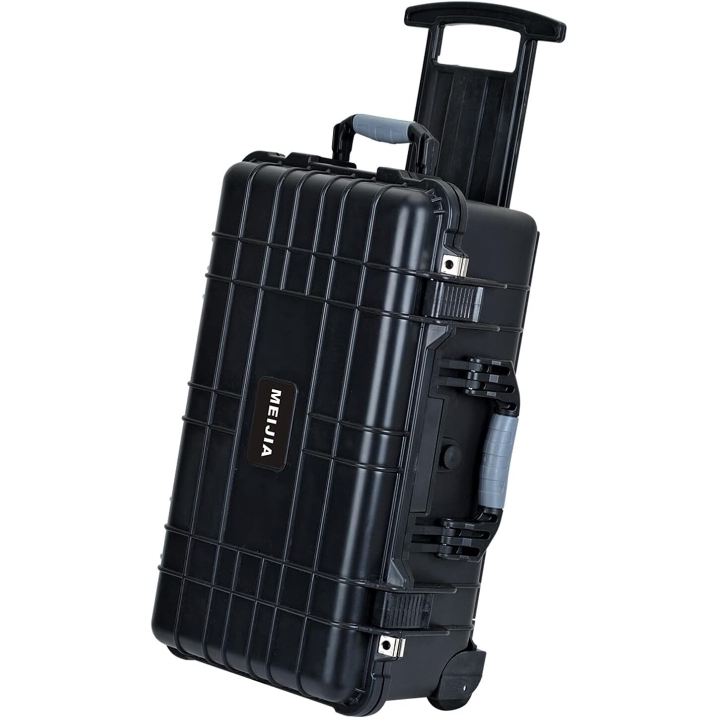 MEIJIA Hartschalenkoffer IP67 mit Rollen | 55,6 × 35,1 × 23 cm, Würfelschaum, Teleskopgriff – Ansicht 1 MEIJIA wasserdichter Hartschalenkoffer IP67 mit Rollen, Teleskopgriff und Würfelschaum