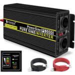 NOVOPAL Wechselrichter 3000 Watt von 12 Volt auf 230 Volt mit reiner Sinuswelle