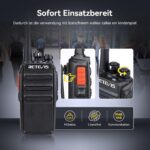 Retevis RT24 Plus Funkgeräte-Set mit zehn Geräten, Headsets und Ladeschalen