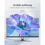 KTC H32D6 Monitor mit 32 Zoll und WQHD-Auflösung in weissem Gehäuse