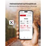 X-Sense AS12 Alarmanlage-Set mit Basisstation, Bedienfeld, Sensoren und Bewegungsmeldern