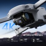 Holy Stone HS360D Drohne zusammengefaltet mit Fernsteuerung und zwei Akkus