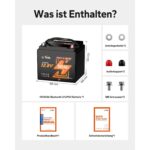 LiTime 12V 50Ah LiFePO4-Akku mit Bluetooth