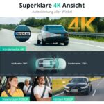 BOTSLAB 3-Kanal-Dashcam mit Innenraumkamera