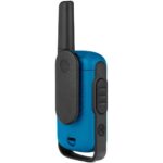 Motorola Talkabout T42 Handfunkgerät in Blau mit LCD-Display und Gürtelclip