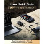 INIU P63 Powerbank mit 25000 mAh, Digitalanzeige und drei Anschlüssen