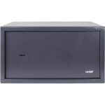 HMF Möbeltresor 49204-11 in Anthrazit mit Doppelbartschloss, Aussenmass 45 x 25 x 36,5 cm