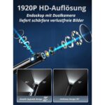 Acoath Endoskopkamera mit 7,9 mm Sonde, acht LEDs und 5 Meter halbstarrem Kabel