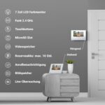 Goliath Funkklingel mit Kamera und 7-Zoll-Monitor