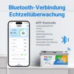 Redodo 12V 100Ah LiFePO4-Untersitz-Akku mit Bluetooth