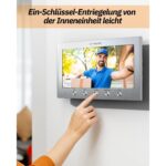 TMEZON 2-Draht Video-Türsprechanlage mit 7-Zoll-Monitor