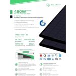 Solarway 460-W-Solarmodul bifazial in Glas-Glas-Bauweise mit Aluminiumrahmen