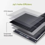 ALLPOWERS faltbares Solarmodul mit 200 Watt, monokristallin