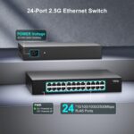 GigaPlus 24-Port 2,5-Gigabit-Switch lüfterlos im Metallgehäuse