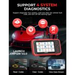 LAUNCH CRP129i V2.0 Diagnosegerät mit 5-Zoll-Touchscreen und OBD2-Kabel