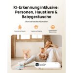 Anona Pano 4K Innenkamera in Weiss mit schwenkbarem Kamerakopf