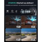 BOTSLAB Dashcam 4K mit STARVIS 2 und Hardwire-Kit