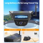 AUTO-VOX SOLAR5 Funk-Rückfahrkamera mit Magnethalter und 7,2-Zoll-Monitor