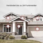 X-Sense SD19-W Funkrauchmelder aus dem 6er-Set, weisses Gehäuse mit Stummschalttaste
