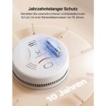 X-Sense SD11 Rauchwarnmelder mit weissem ABS-Gehäuse aus dem Set mit fünf Meldern