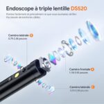 DEPSTECH DS520TL Endoskopkamera mit drei Objektiven und 15-m-Sonde