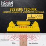 Franklin Sensors ProSensor M155 Ortungsgerät mit LED-Anzeige für Trockenbauwände