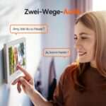 TMEZON WLAN Video-Türsprechanlage 1080p mit 7-Zoll-Monitor