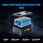 VATRER POWER 48V 105Ah LiFePO4-Akku im Metallgehäuse