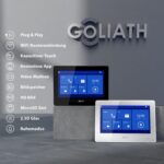 Goliath Basic Line Video-Türsprechanlage mit zwei 7-Zoll-Touchmonitoren