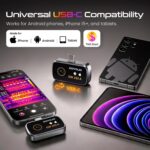 GOYOJO Wärmebildkamera zum Aufstecken auf das Smartphone mit 192 x 192 Bildpunkten